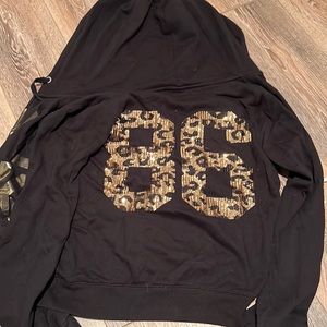 Victoria secret zip up hoodie